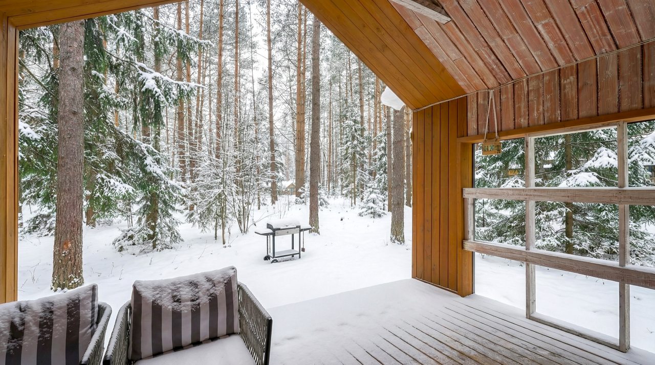 Коттедж (BarnHouse №20 (c камином без купели)), База отдыха Les Holidays