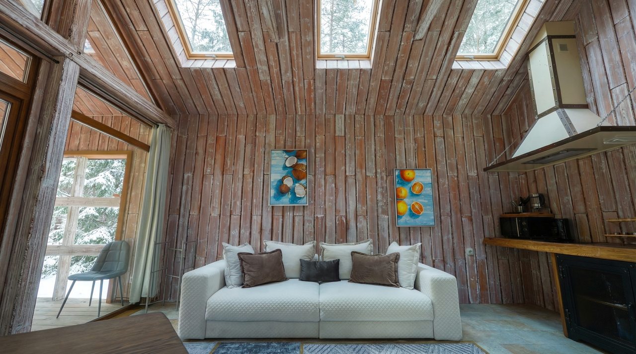 Коттедж (BarnHouse №20 (c камином без купели)), База отдыха Les Holidays