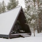Дом (A-Frame №21 (с камином без купели)), База отдыха Les Holidays