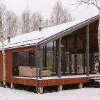 Коттедж (BarnHouse №22 с камином и кондиционером (без купели)), База отдыха Les Holidays