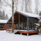 Коттедж (BarnHouse №22 с камином и кондиционером (без купели)), База отдыха Les Holidays