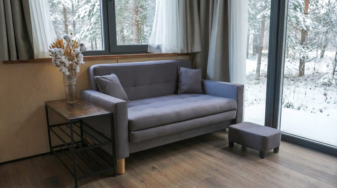 Мини-дом (Scandi №23 (с террасой и купелью)), База отдыха Les Holidays