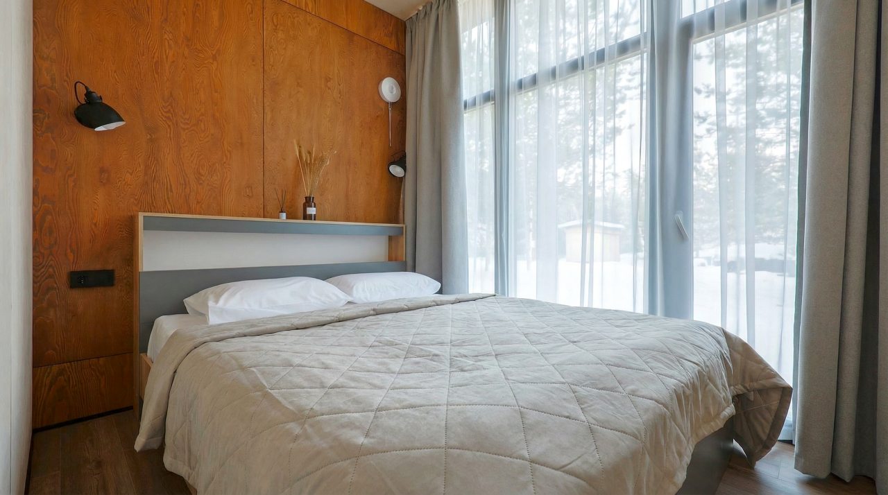 Мини-дом (Scandi №23 (с террасой и купелью)), База отдыха Les Holidays