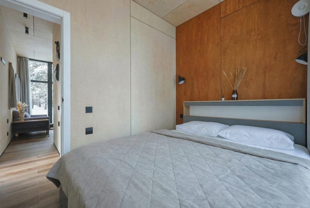 Мини-дом (Scandi №23 (с террасой и купелью)), База отдыха Les Holidays