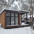 Мини-дом (Scandi №23 (с террасой и купелью)), База отдыха Les Holidays