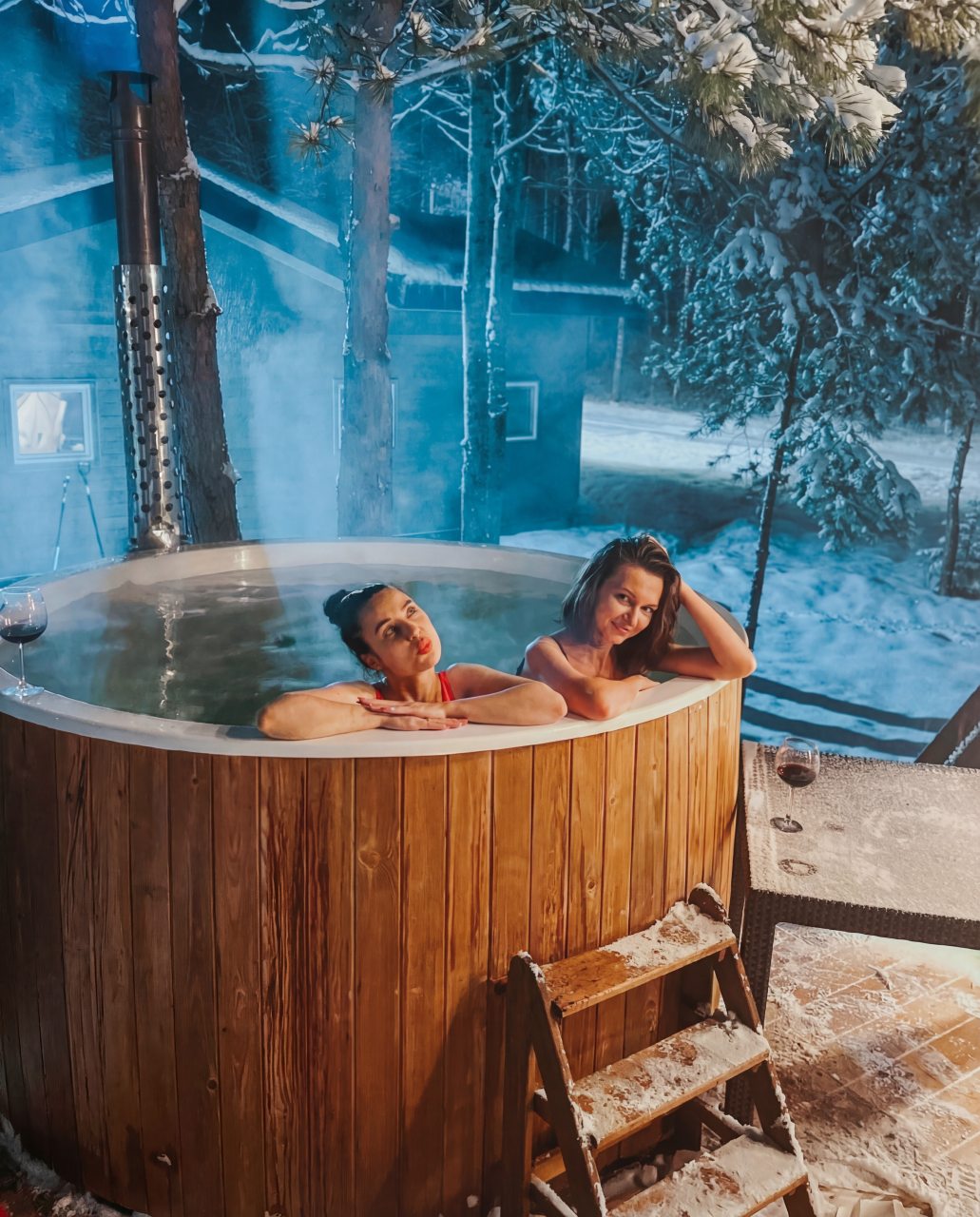 Дом (A-Frame №5 (с купелью)), База отдыха Les Holidays