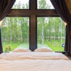 Коттедж (A-Frame №8 (с купелью и баней)), База отдыха Les Holidays