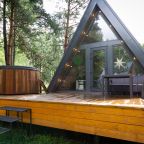 Дом (A-Frame №5 (с купелью)), База отдыха Les Holidays