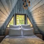 Дом (A-Frame №21 (с камином без купели)), База отдыха Les Holidays