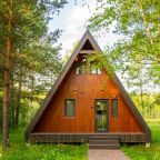 Дом (A-Frame №21 (с камином без купели)), База отдыха Les Holidays