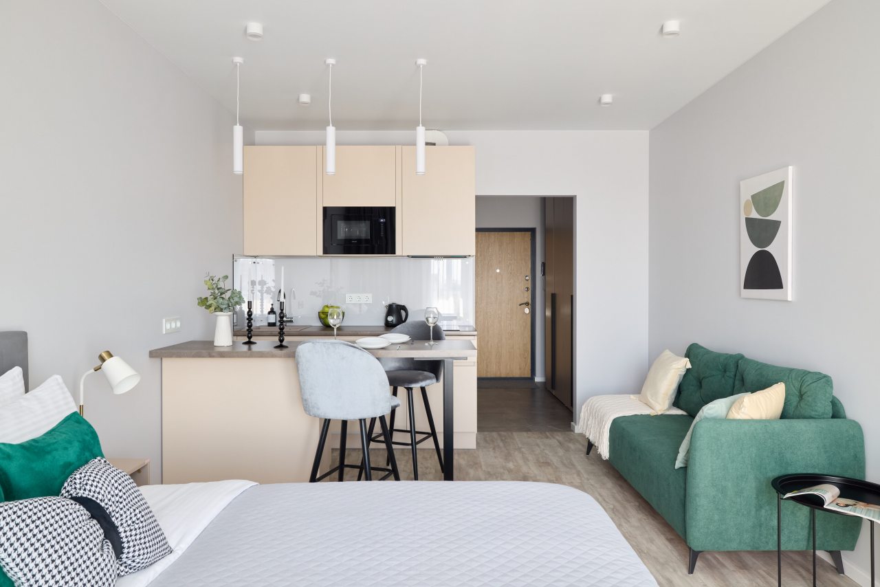 Квартира (RoomyRoom АМБАССАДОР), Апартаменты RoomyRoom Pionerskaya