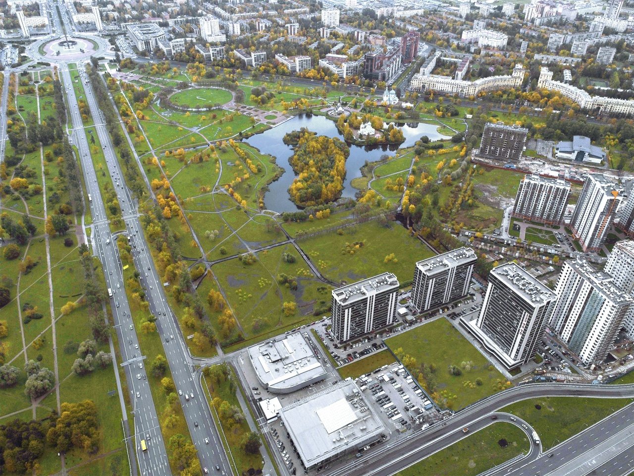 Пулковский парк, Апартаменты Для двоих рядом с пулковским парком