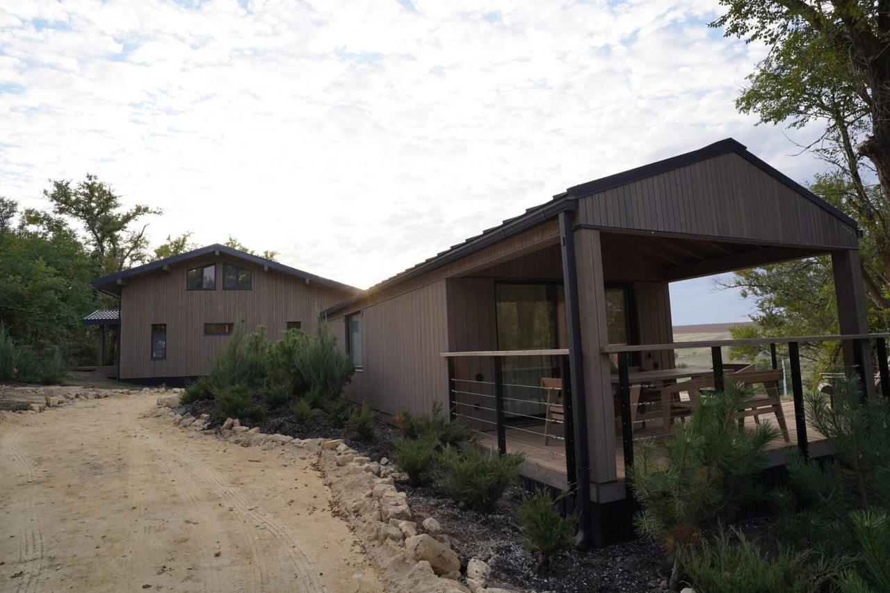 Шестиместный домик с 3 спальнями и сауной