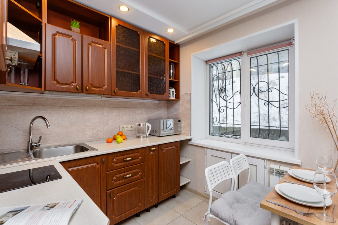 Кухня, Апартаменты TopHouse на Пологой