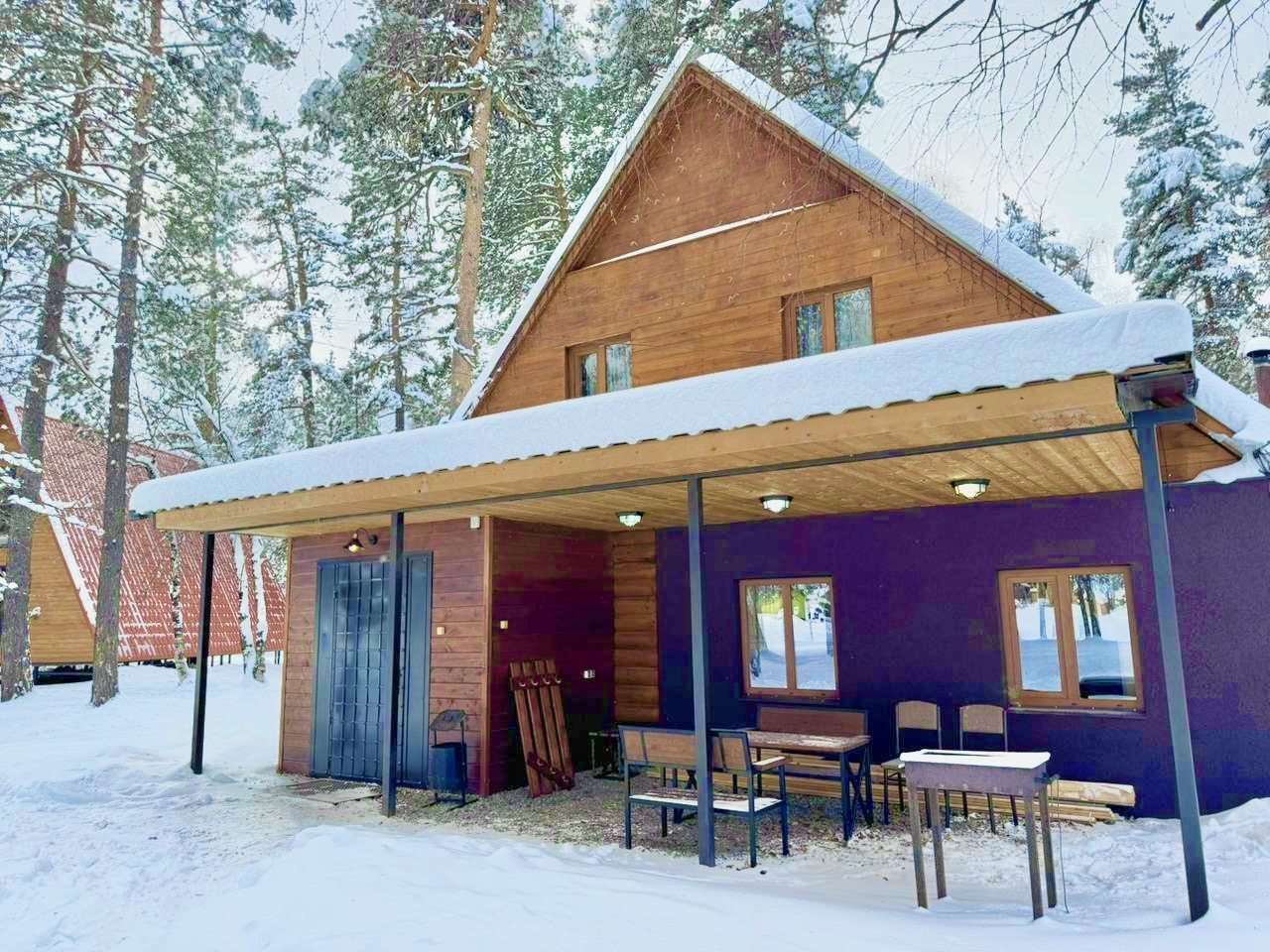 Коттедж (Дом с баней до 12 -ти человек), База отдыха Таулу Архыз 1
