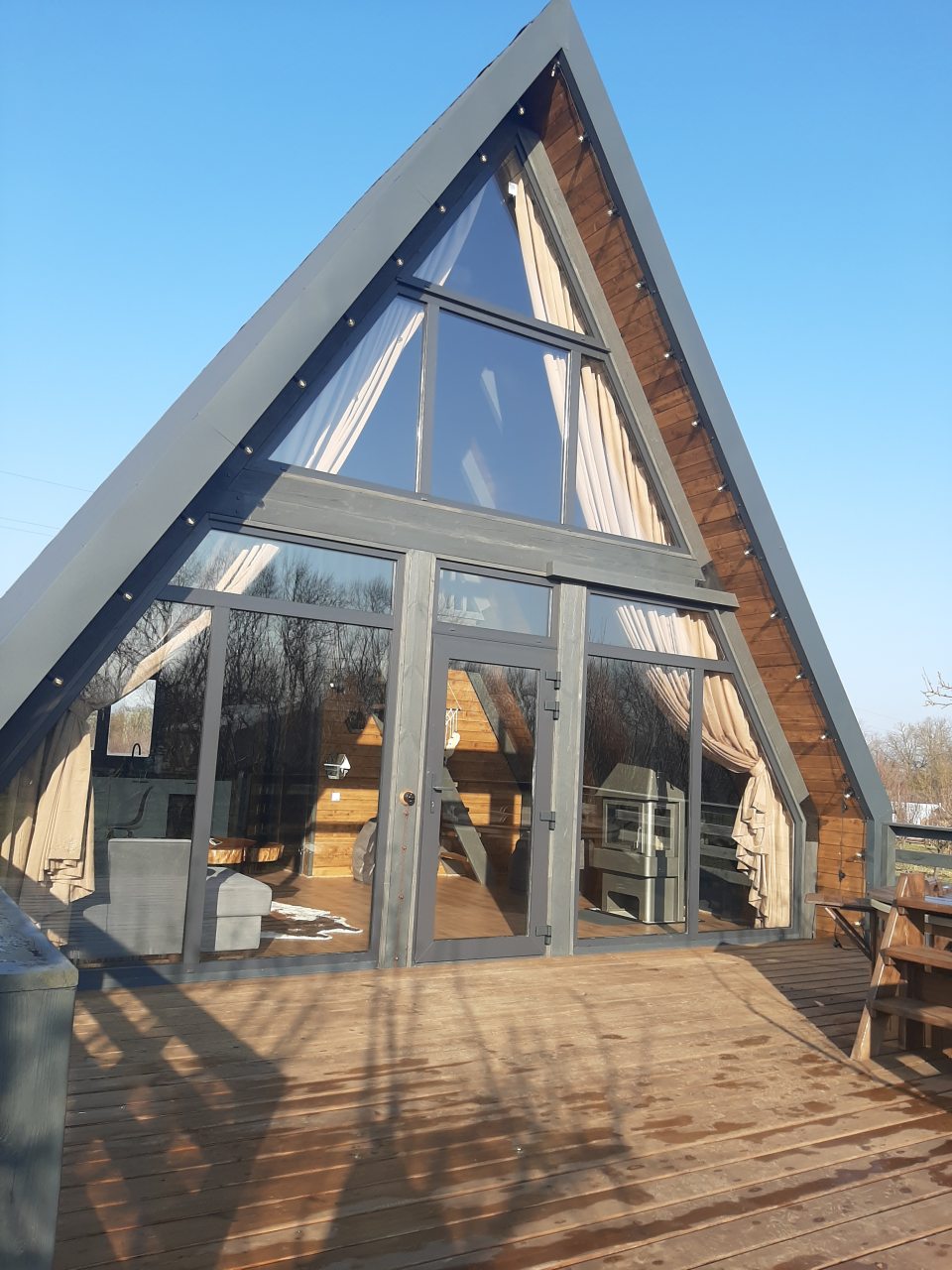 Дом (A-frame Dark 1), Глэмпинг Apparadise Glamping&Spa