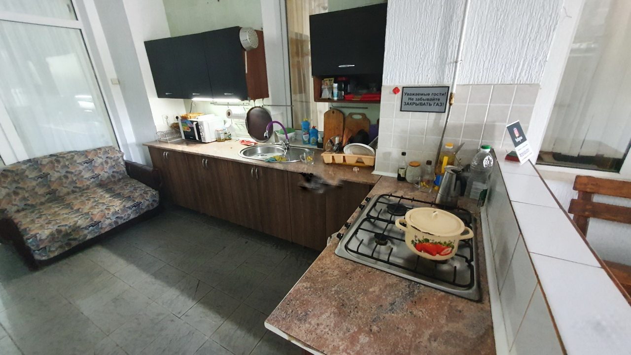 Общая кухня на 1 этаже, Гостевой дом Салютон