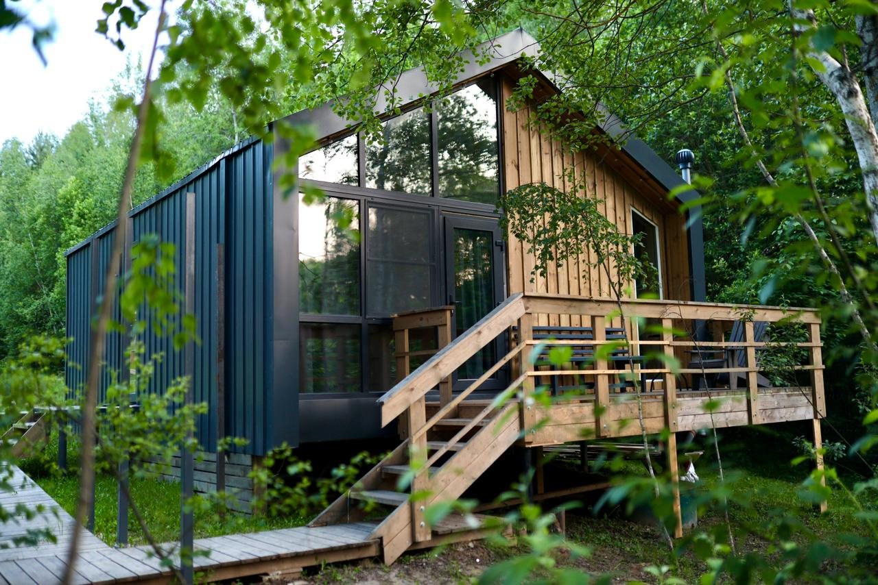 Двухместный (Коттедж с баней (баня оплачивается отдельно)), Глэмпинг Ильино