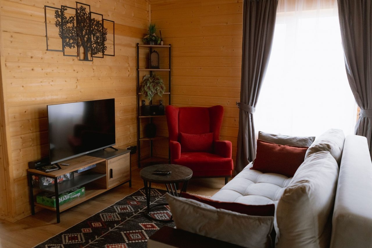 Коттедж (ДОМ С БАННЫМ ЧАНОМ И 3 мя СПАЛЬНЯМИ 475), Гостевой дом ЕН Грин лаундж