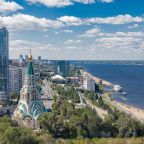 Люкс (Апартаменты RentPlaza у Волги с видом на реку), Апартаменты RentPlaza на Мусоргского 1а