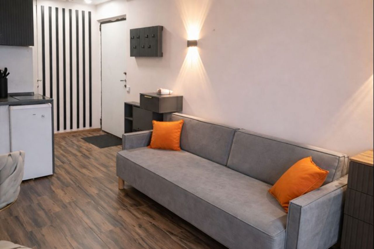 Апартаменты (Василия Ланового, дом 1к2. Студия для 4 гостей (2+2)), Апартаменты MaxRealty24 ул. Василия Ланового 1к1