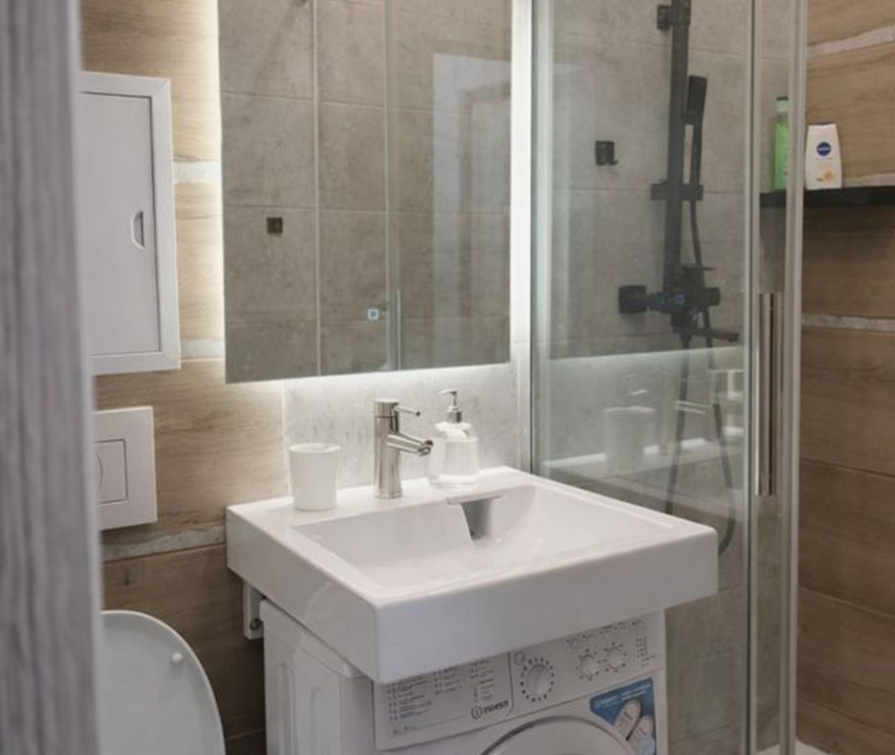 Апартаменты (Василия Ланового, дом 1к1. Студия для 2 гостей), Апартаменты MaxRealty24 ул. Василия Ланового 1к1