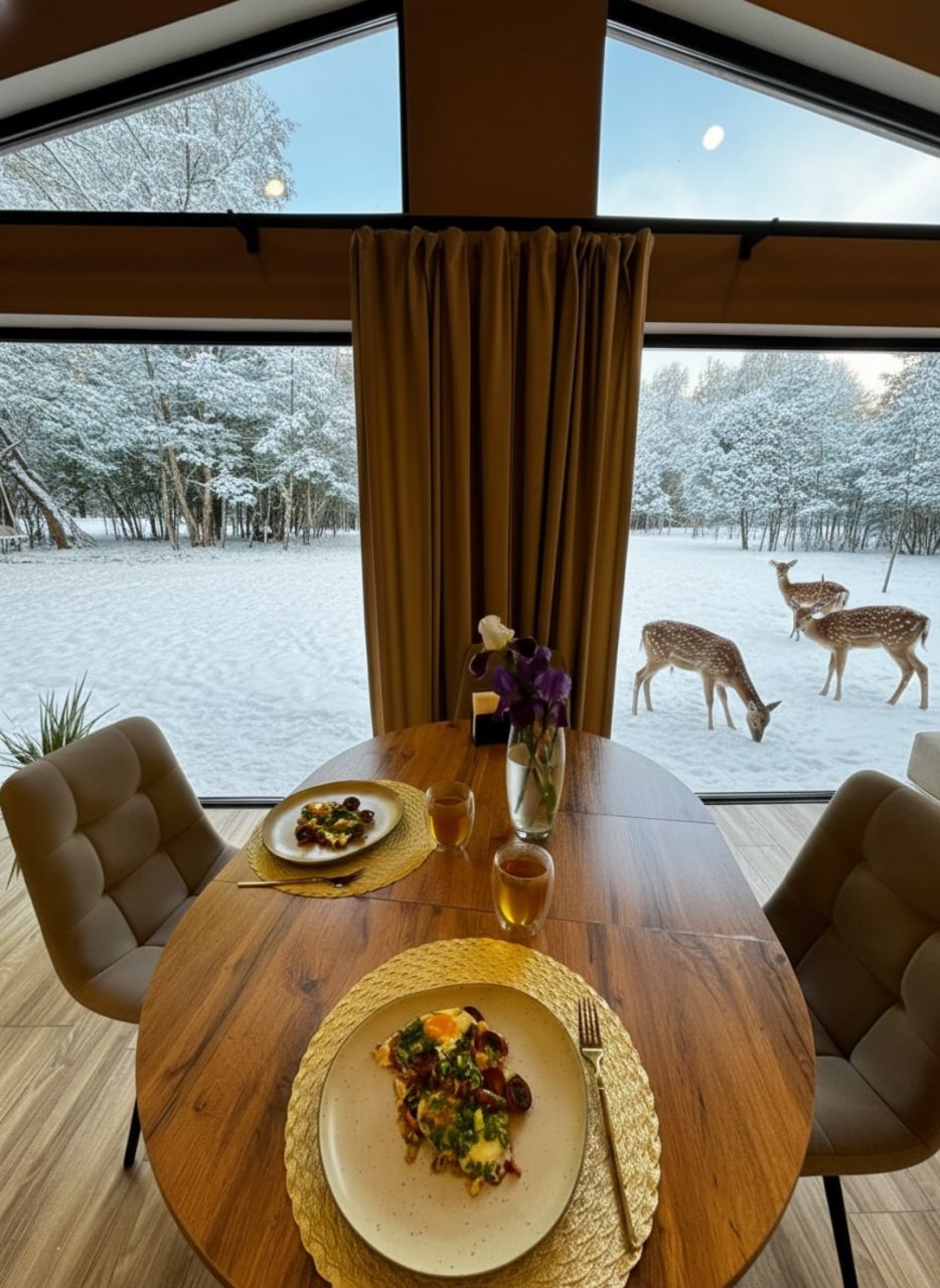 Коттедж (Березовый домик), Гостевой дом Оленья ферма Бэмби Лэнд