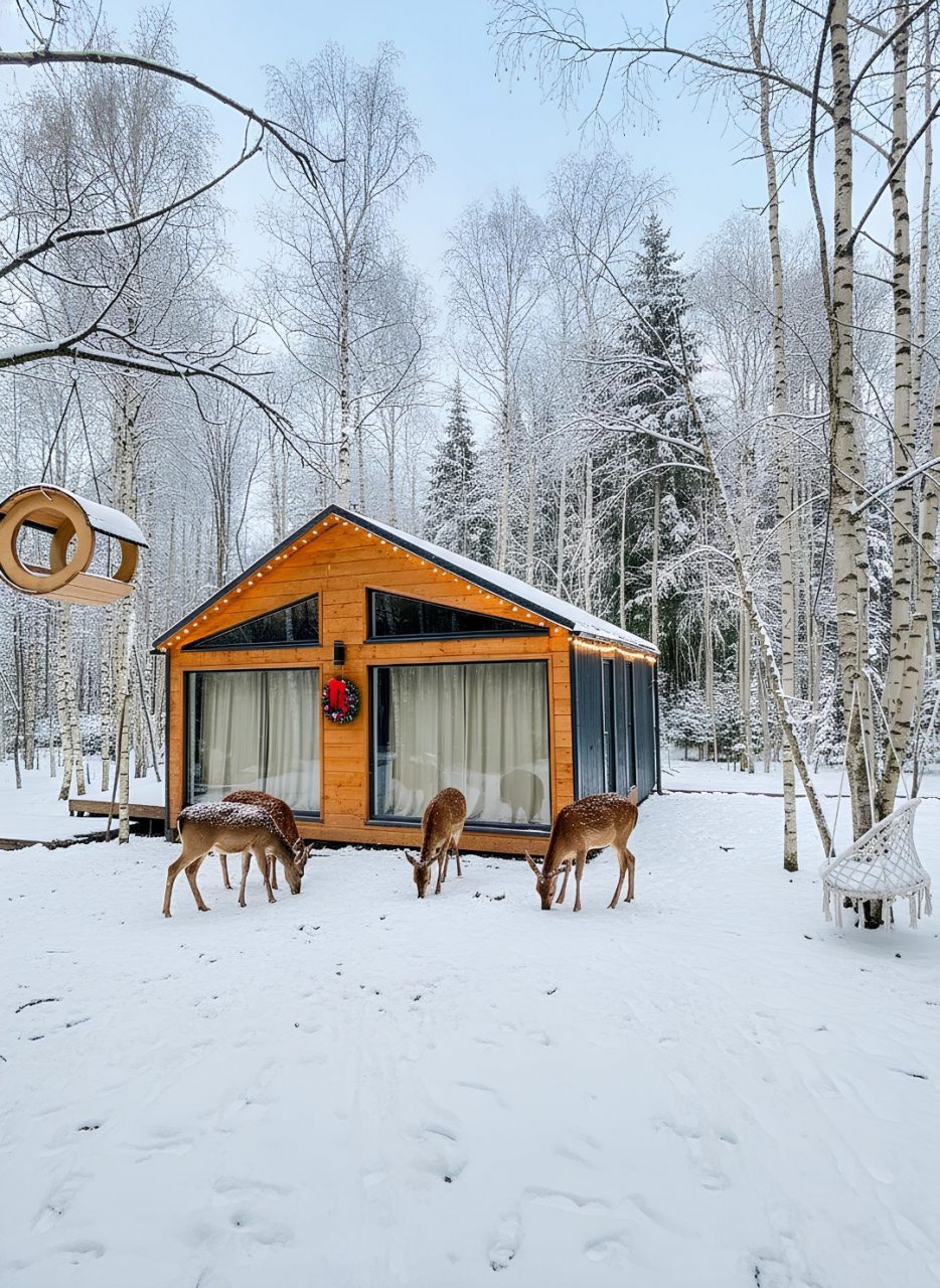Коттедж (Домик на опушке), Гостевой дом Оленья ферма Бэмби Лэнд