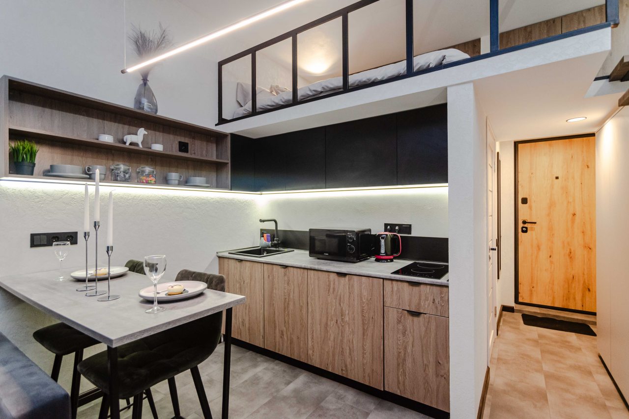 Апартаменты (Эстетские апартаменты для четверых рядом с ВДНХ), Апартаменты Zen Home на Сельскохозяйственной