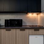 Возможность самостоятельного приготовления пищи, Апартаменты Эстетские Zen Home рядом с Ботаническим садом