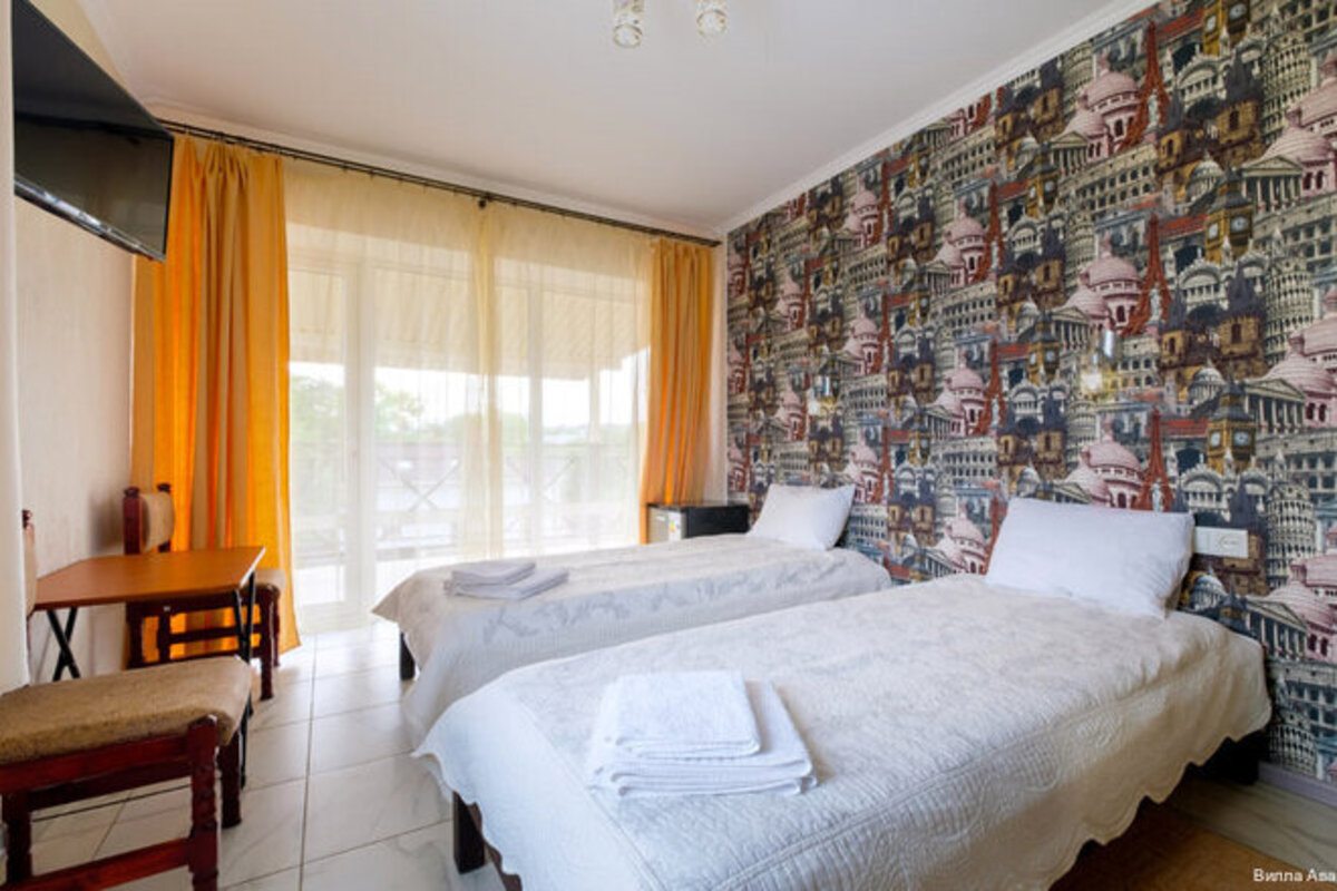Двухместный (Двухместный номер с 2 односпальными кроватями) гостевого дома Вилла Ава, Феодосия