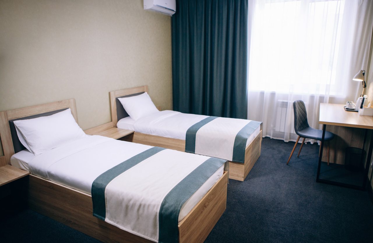 Двухместный (Стандарт с 2 отдельными кроватями) гостиницы SV Rooms Hotel, Комсомольск-на-Амуре