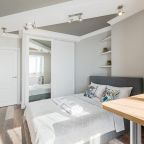 Шестиместный (Квартира 3-к в новом зеленом мкр. Университет по ул. Миначева 21, 6 сп.мест), Апартаменты 3-к квартира в новом зеленом мкр. Университет по ул. Миначева 21