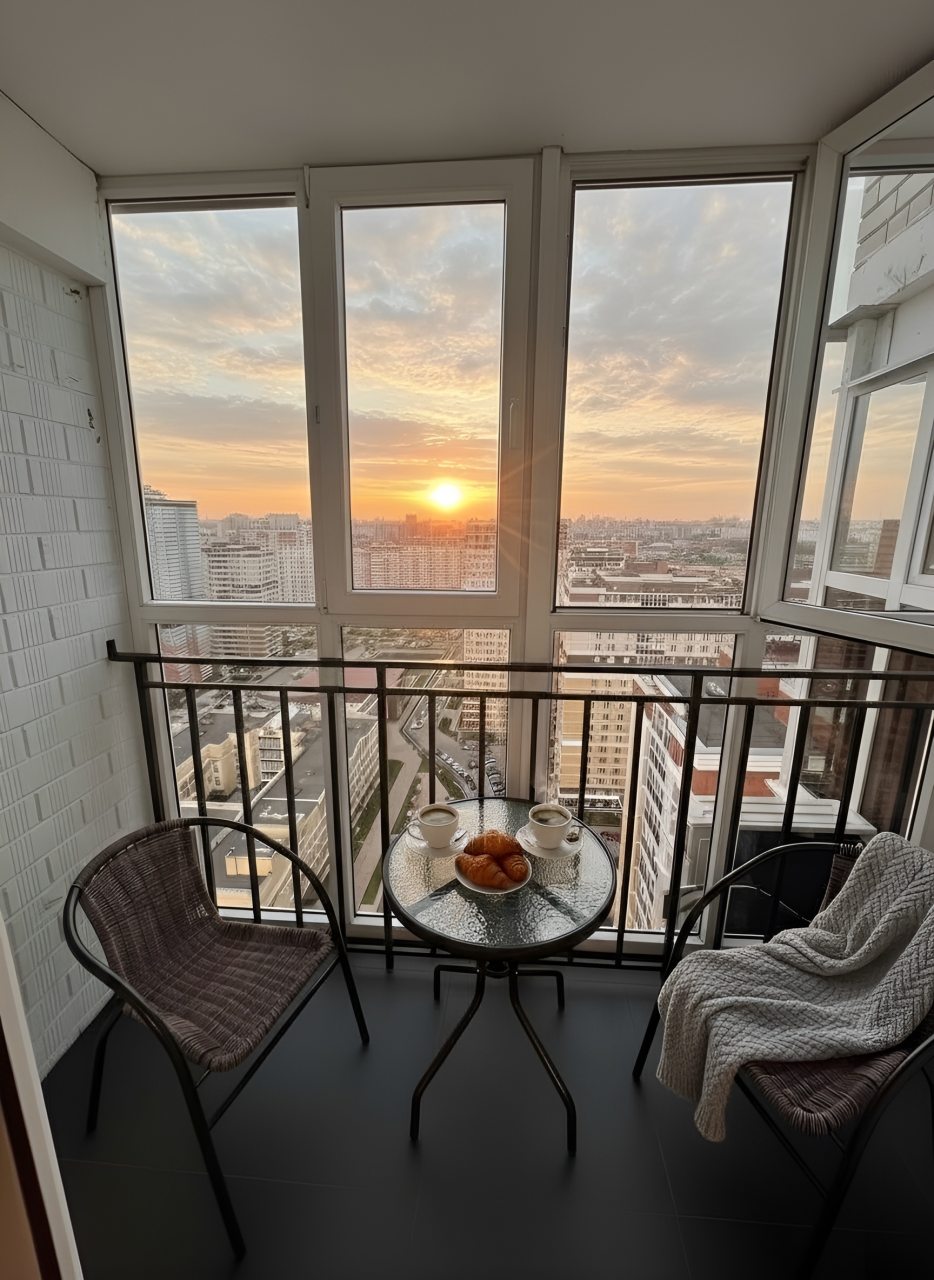 Двухместный (Стильная студия Облака), Апартаменты Пентхаус В облаках