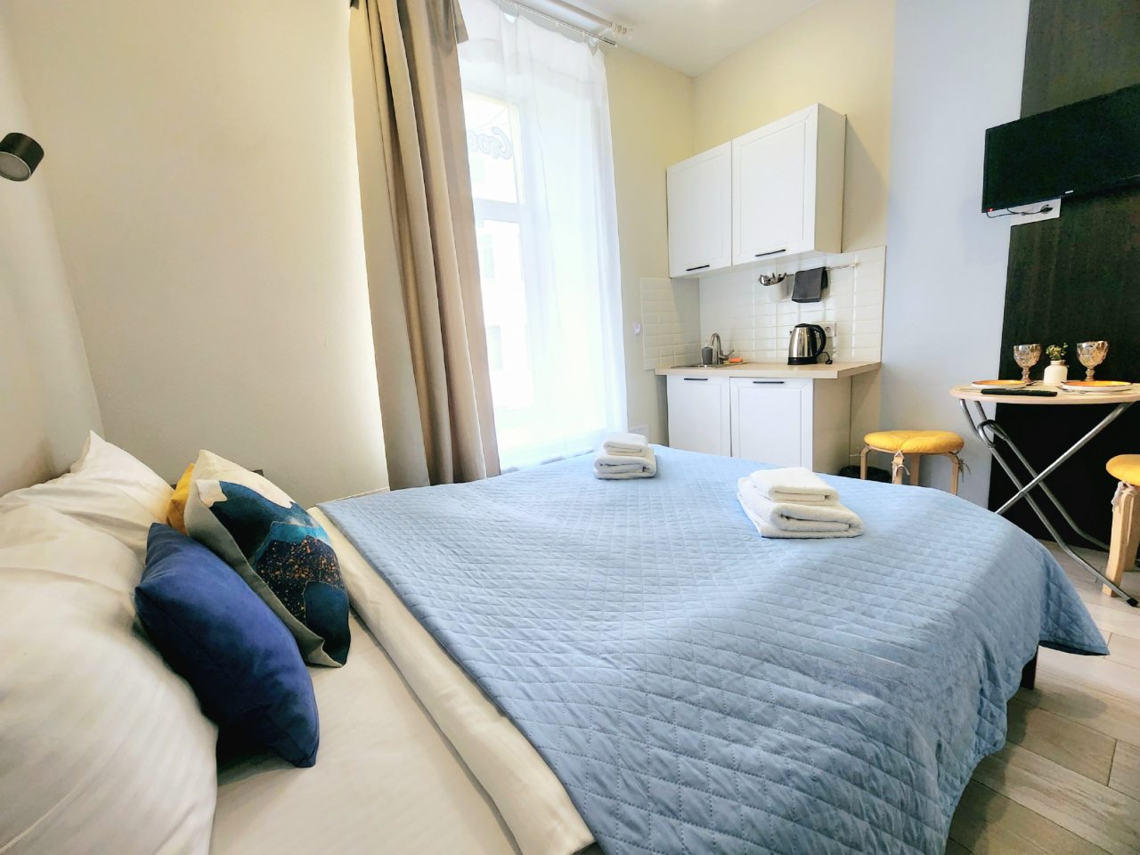 Апартаменты (Студия 30. Двухместный с окном), Апартаменты Бон Апарт