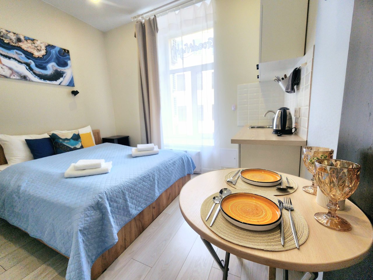 Апартаменты (Студия 30. Двухместный с окном), Апартаменты Бон Апарт