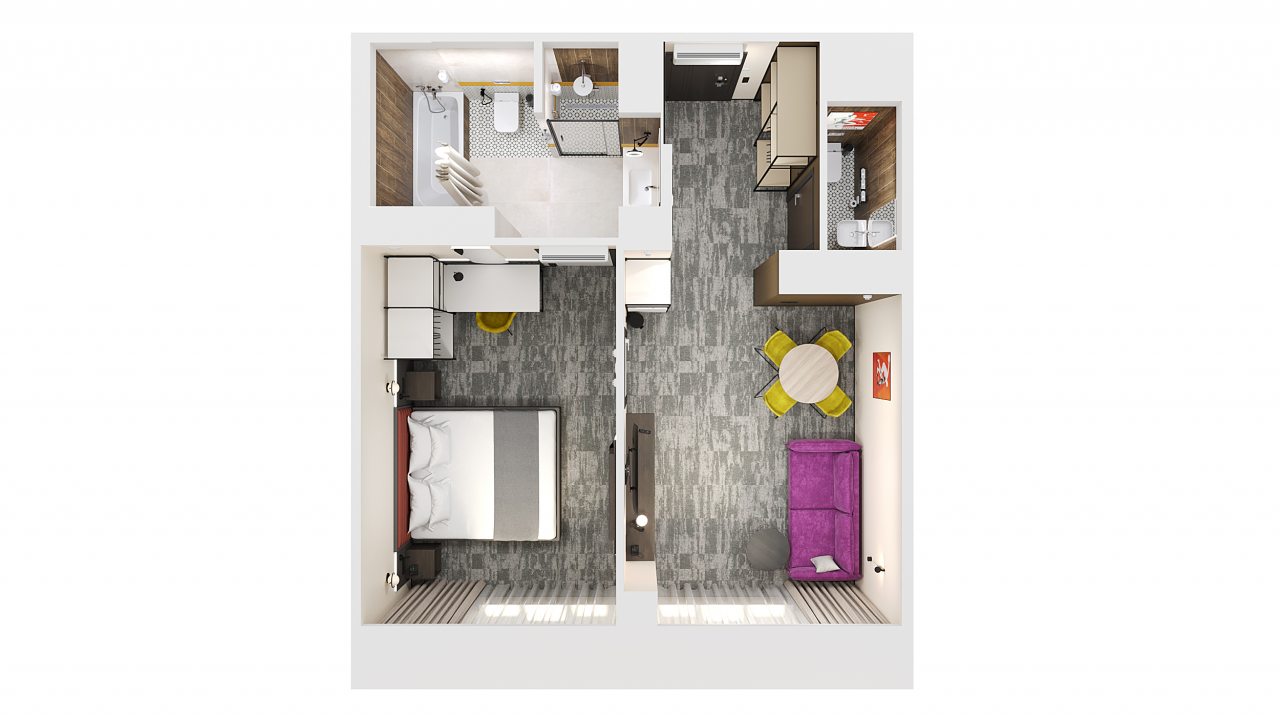 Люкс (Двухкомнатный Люкс), Гостиница Альфа Измайлово