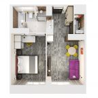 Люкс (Двухкомнатный Люкс), Гостиница Альфа Измайлово