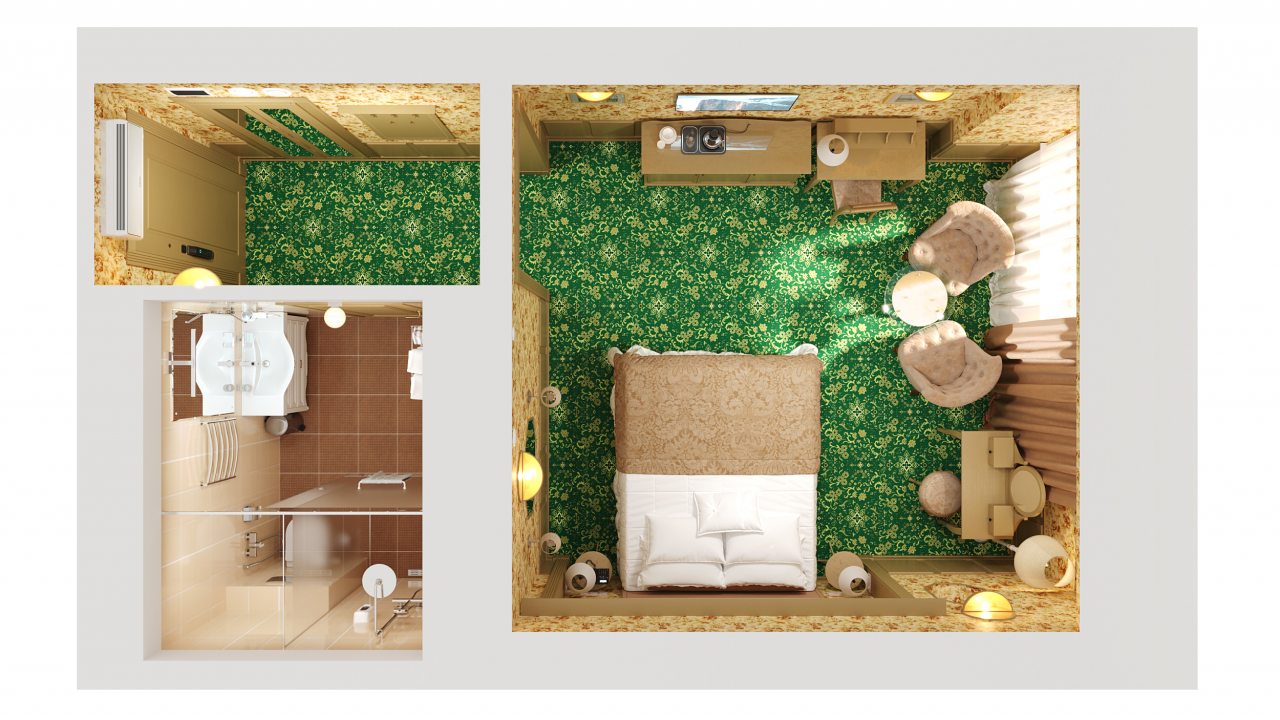 Номер (Джуниор Сюит), Гостиница Альфа Измайлово