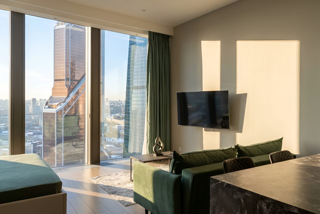 Апартаменты (Нева 37 этаж), Апартаменты Cozy Aparts Moscow City