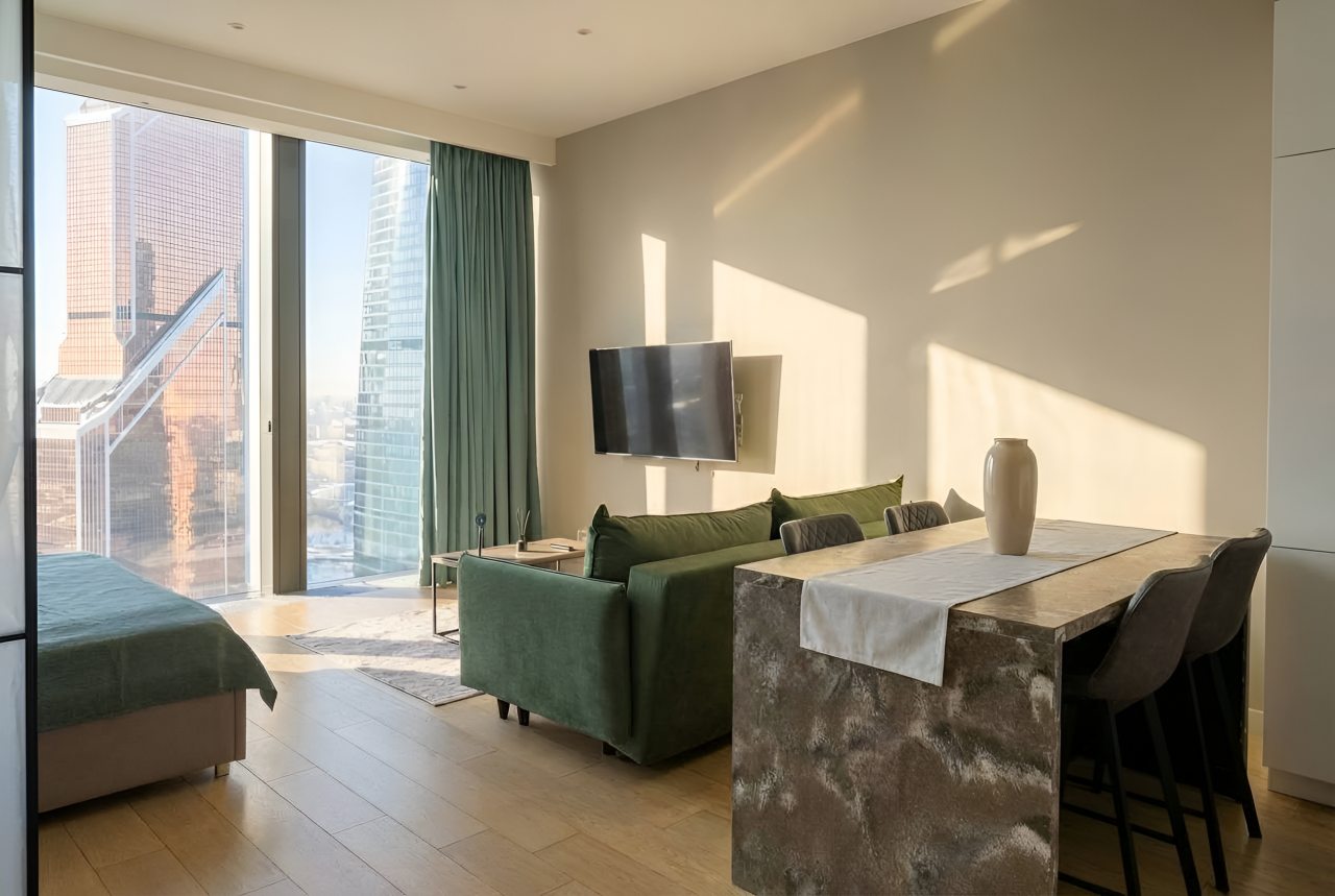 Апартаменты (Нева 37 этаж), Апартаменты Cozy Aparts Moscow City