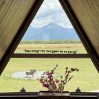 Дом (В стиле А-фрейм с открытым потолком), Загородный отель Саянский Марал