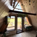 Дом (В стиле А-фрейм с открытым потолком), Загородный отель Саянский Марал