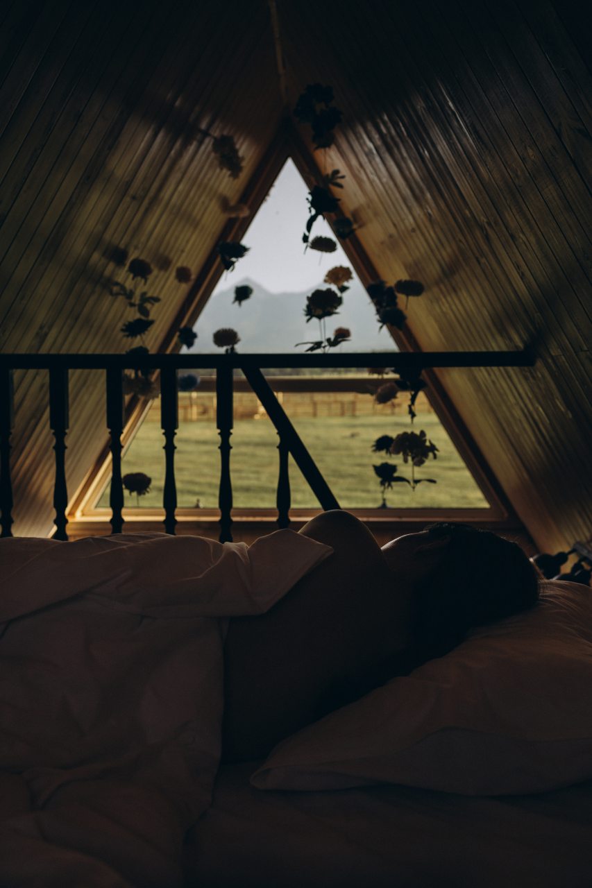 Дом (В стиле А-фрейм с открытым потолком), Загородный отель Саянский Марал