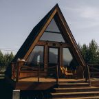 Дом (В стиле А-фрейм с открытым потолком), Загородный отель Саянский Марал