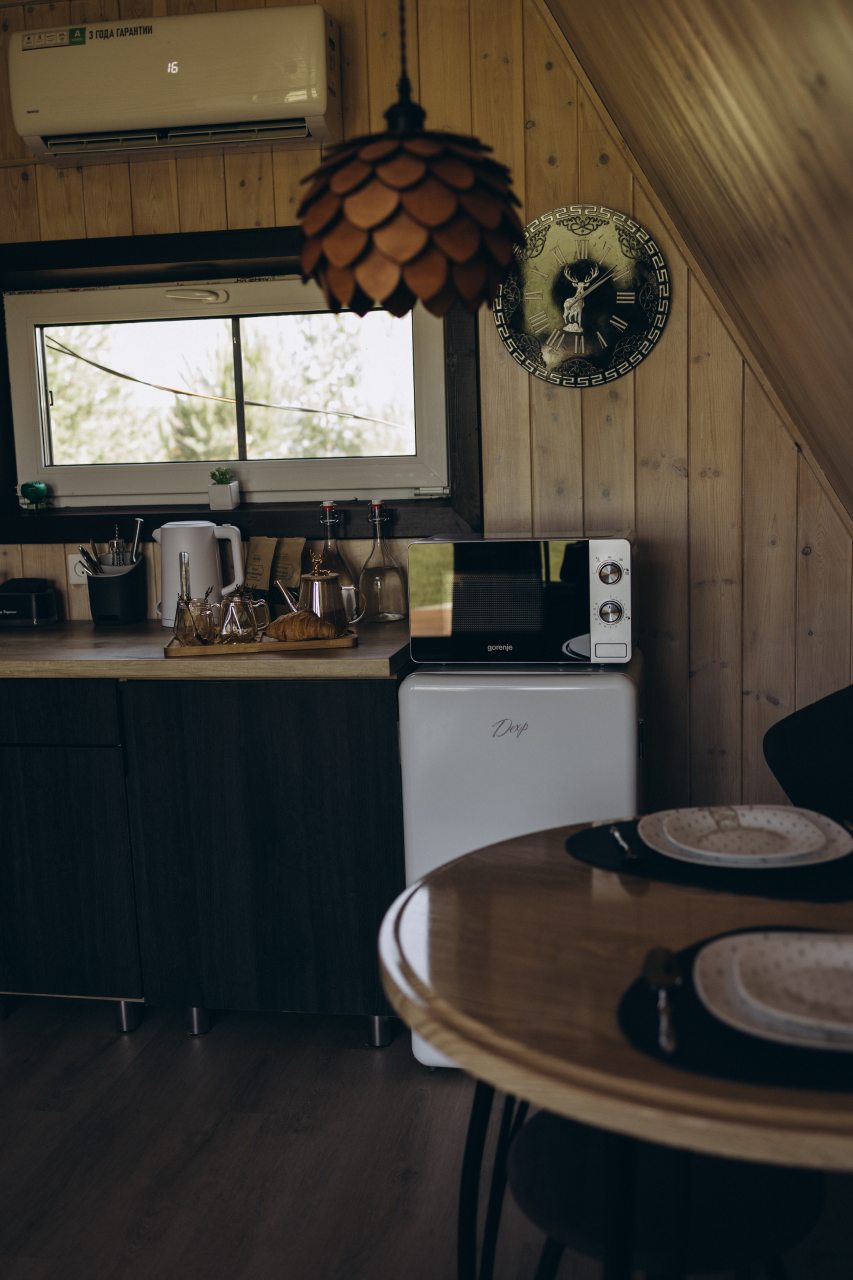 Дом (В стиле А-фрейм с открытым потолком), Загородный отель Саянский Марал