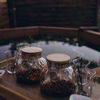 Купальня на открытом воздухе, Загородный отель Саянский Марал