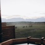 Купальня на открытом воздухе, Загородный отель Саянский Марал