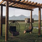 Подвесное кресло-капля, Загородный отель Саянский Марал