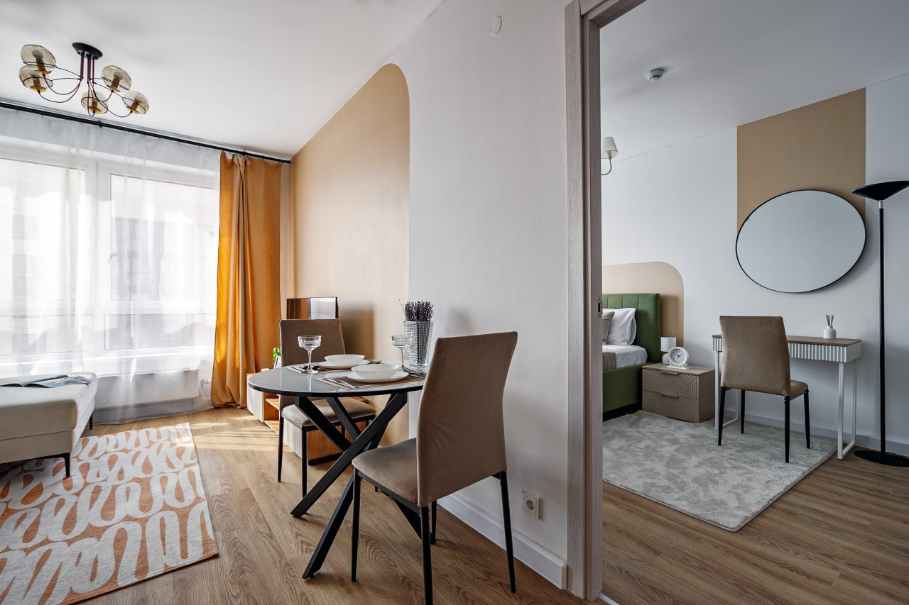 Апартаменты (Очаковское шоссе, 5к4. Евро 2-ка для 4 гостей.), Апартаменты MaxRealty24 Москва Очаковское ш.5 к.1